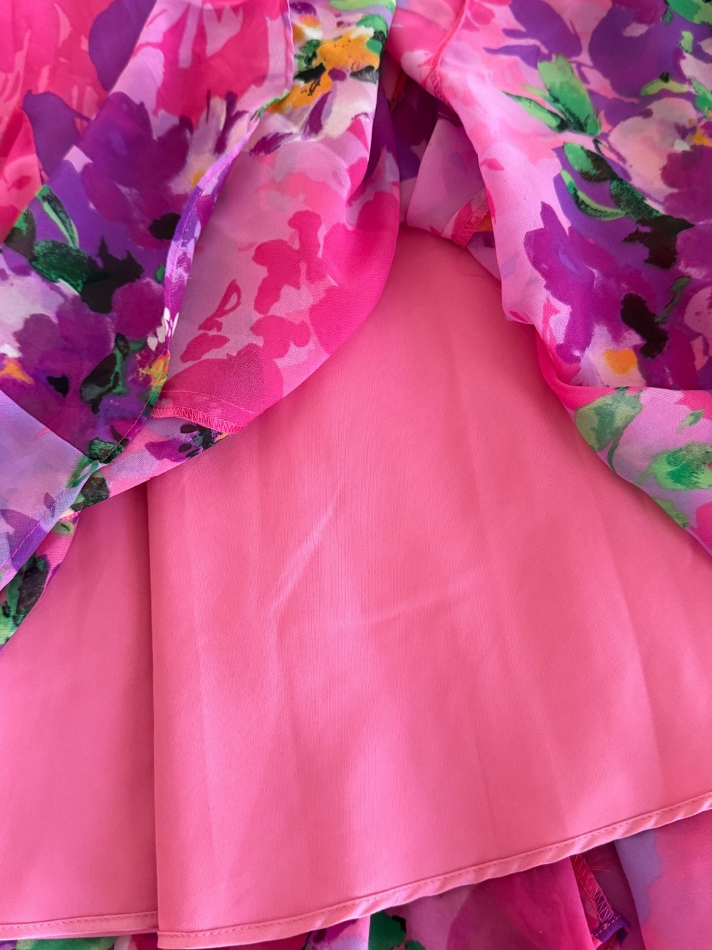 Vintage cache  Fairy Garden Floral Ruffle Midi Skirt - Picture 5 of 6